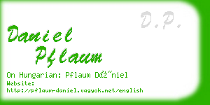 daniel pflaum business card